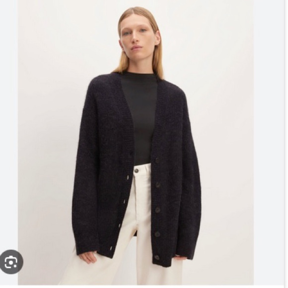 Everlane The Alpaca Oversized Cardigan